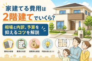 家建てる費用は2階建てでいくら？相場と内訳、予算を抑えるコツを解説