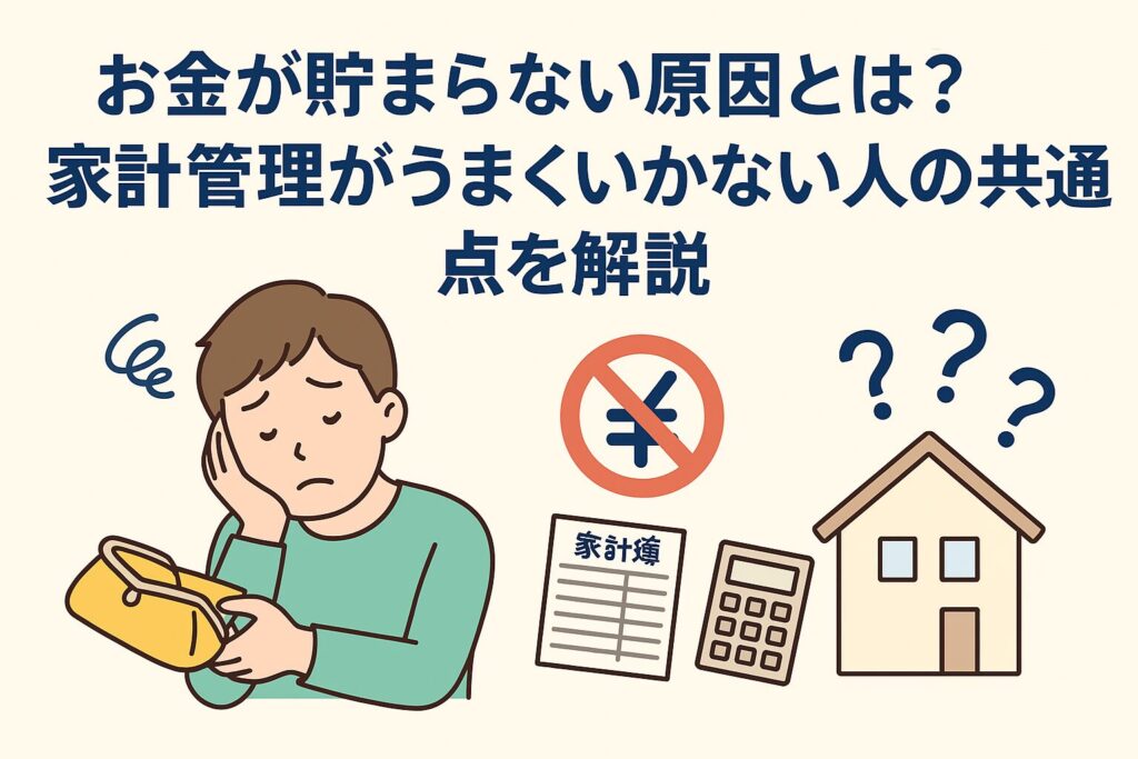 お金がたまらない原因