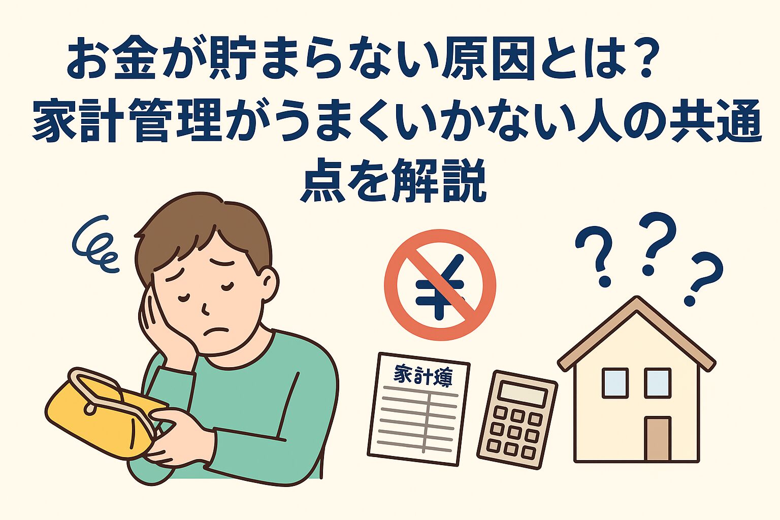 お金がたまらない原因
