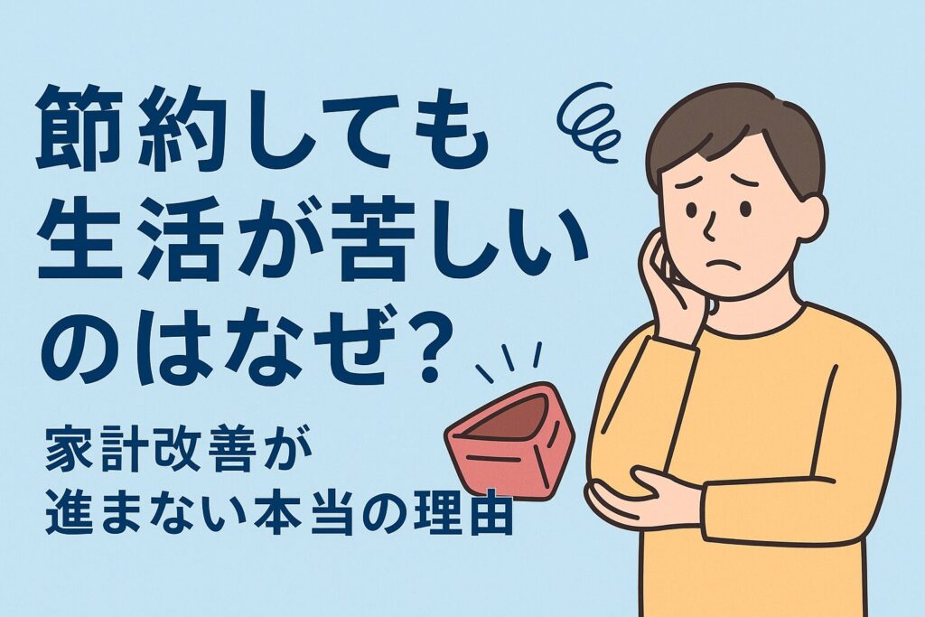 節約しても生活が苦しいのはなぜ？