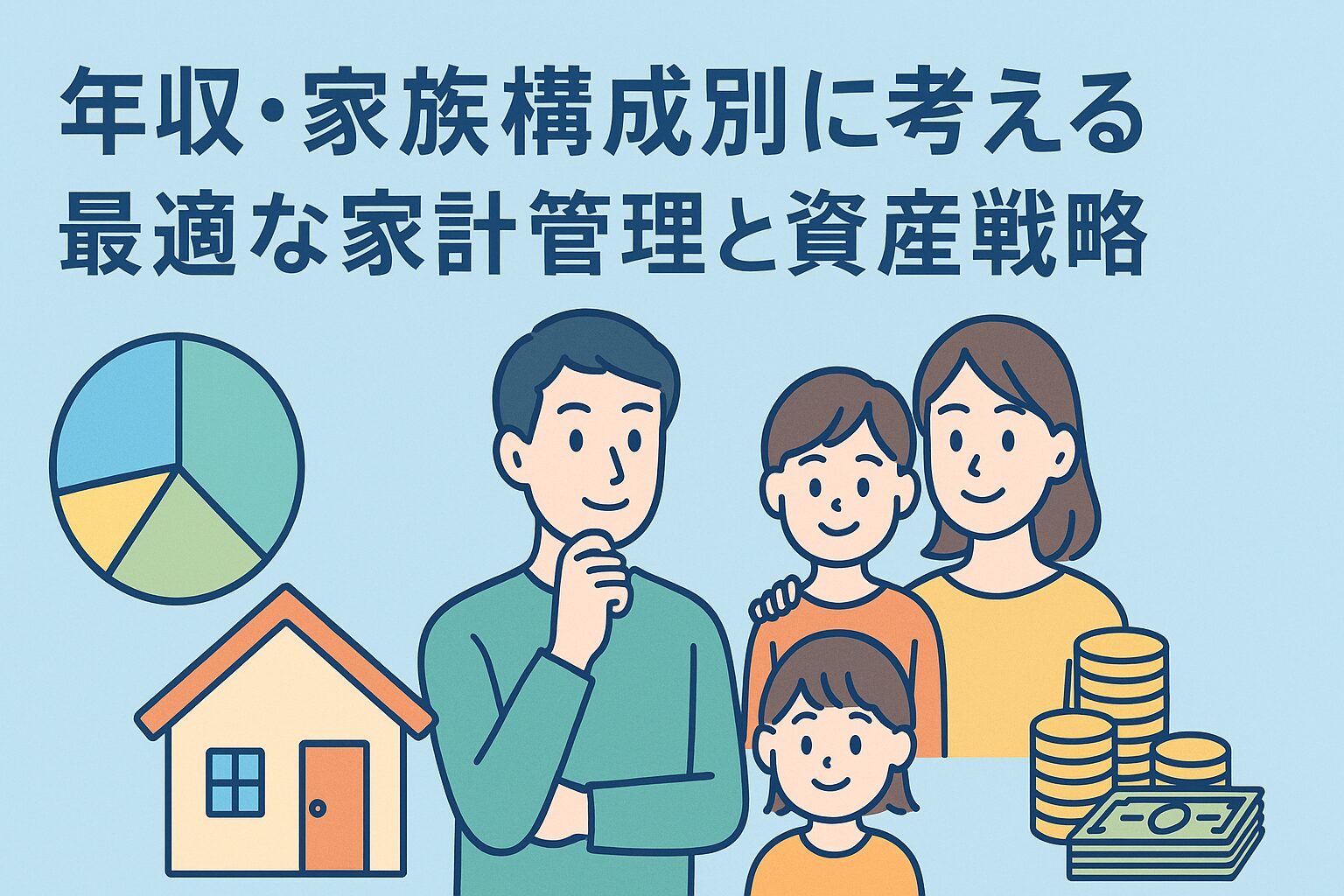 年収・家族構成別に考える最適な家計管理と資産戦略