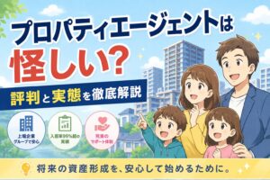 プロパティエージェントは怪しい？評判と実態を徹底解説