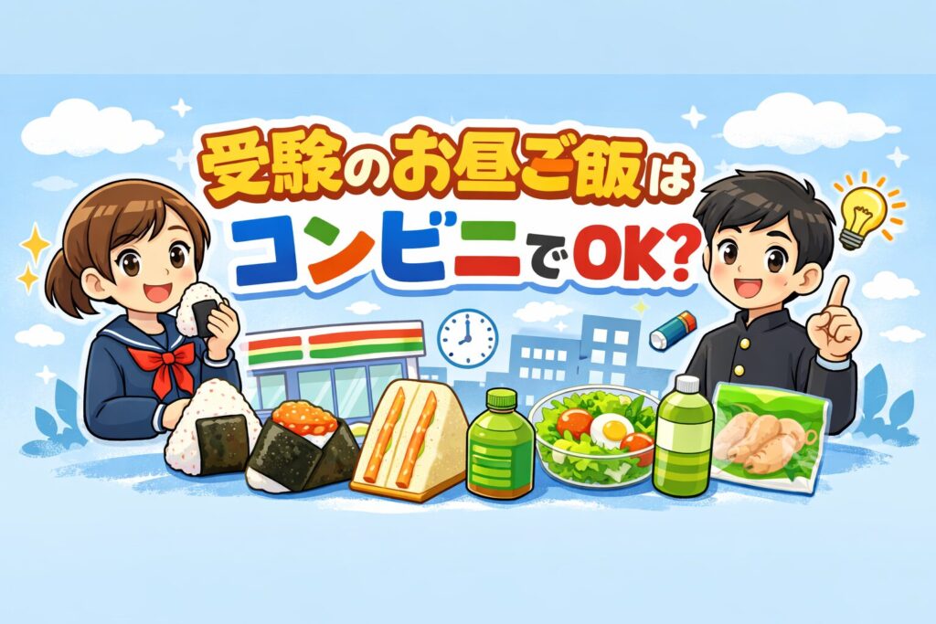 受験のお昼ご飯にコンビニがおすすめな理由