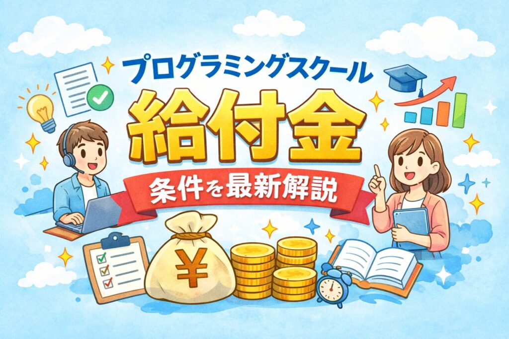 プログラミングスクール給付金条件を最新解説