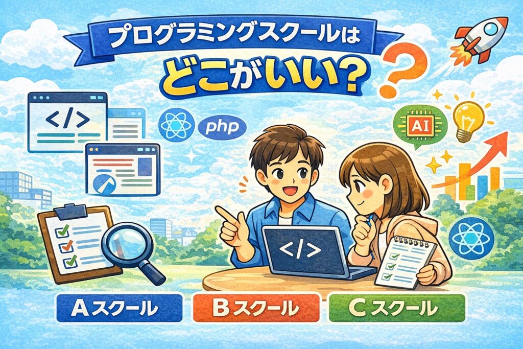 プログラミングスクールはどこがいい？