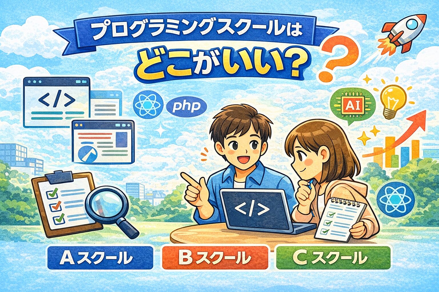 プログラミングスクールはどこがいい？